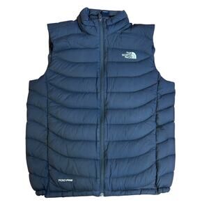 THE NORTH FACE Black 700 Pro Goose Down Insulated Zip Puffer Vest Men's Small